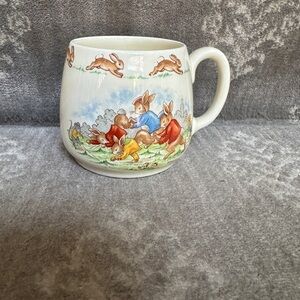 Royal Doulton, BUNNYKINS, Children's Mug, Signed by BARBARA VERNON